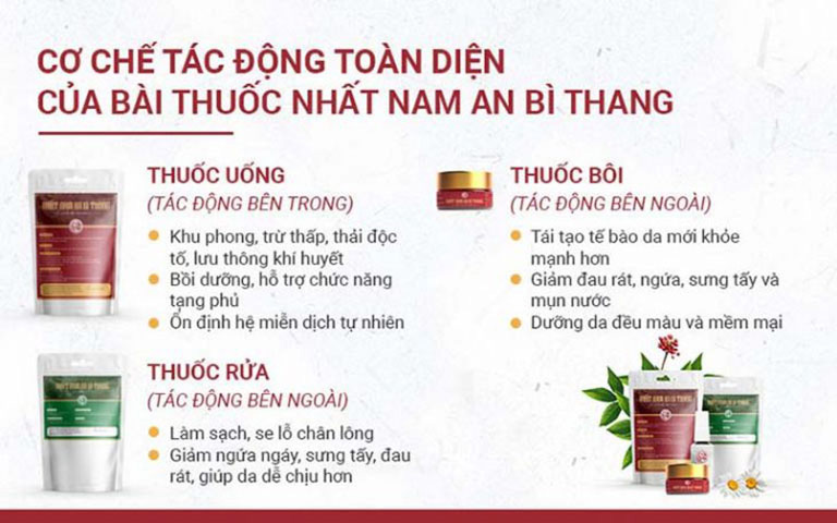 Bài thuốc Nhất Nam An Bì Thang chữa á sừng hiệu quả