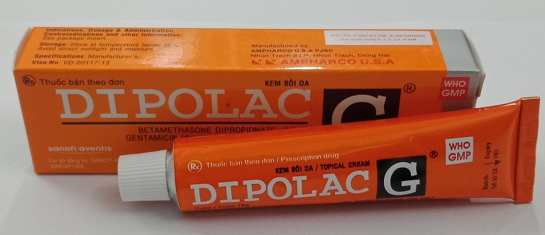 Kem bôi da Dipolac G