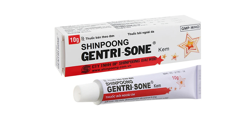 Gentrisone được chỉ định sử dụng trong điều trị bệnh á sừng mức độ nhẹ