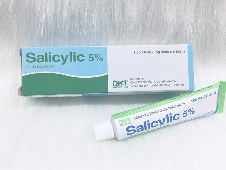 Thuốc mỡ Acid Salicylic điều trị á sừng da đầu hiệu quả