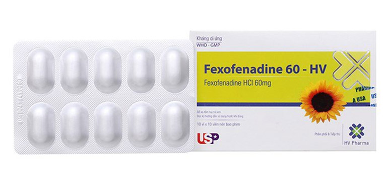 Fexofenadin giảm ngứa ngáy do á sừng da đầu gây nên