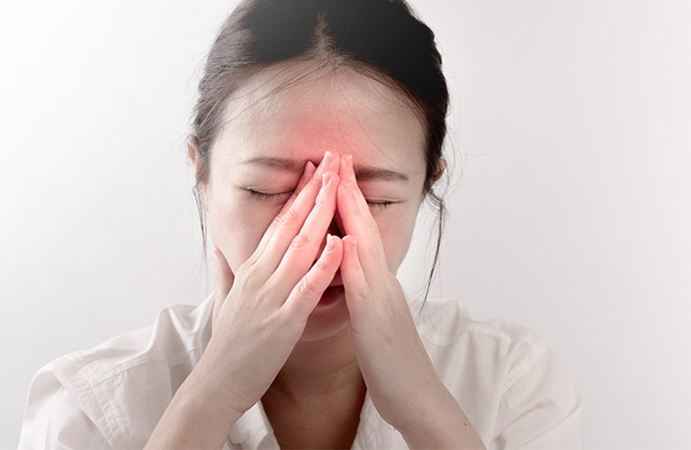 Có nhiều nguyên nhân dẫn đến tình trạng viêm xoang trán