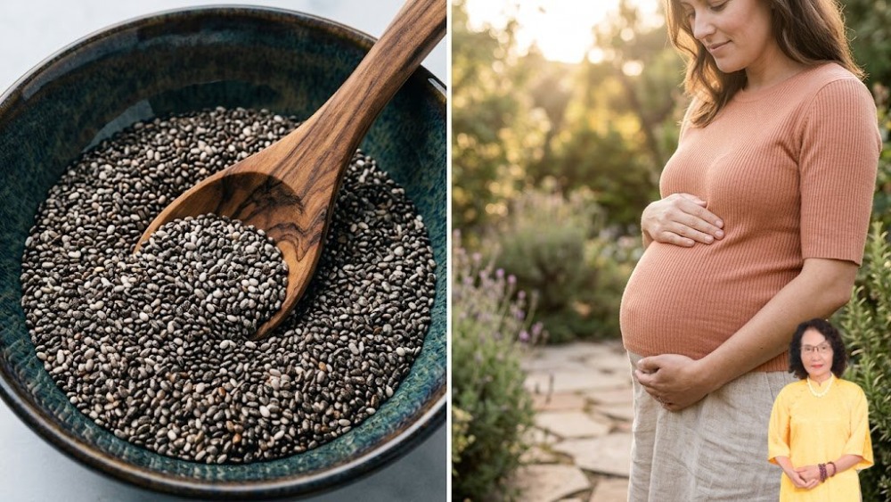 bà bầu uống nước sâm hạt chia được không