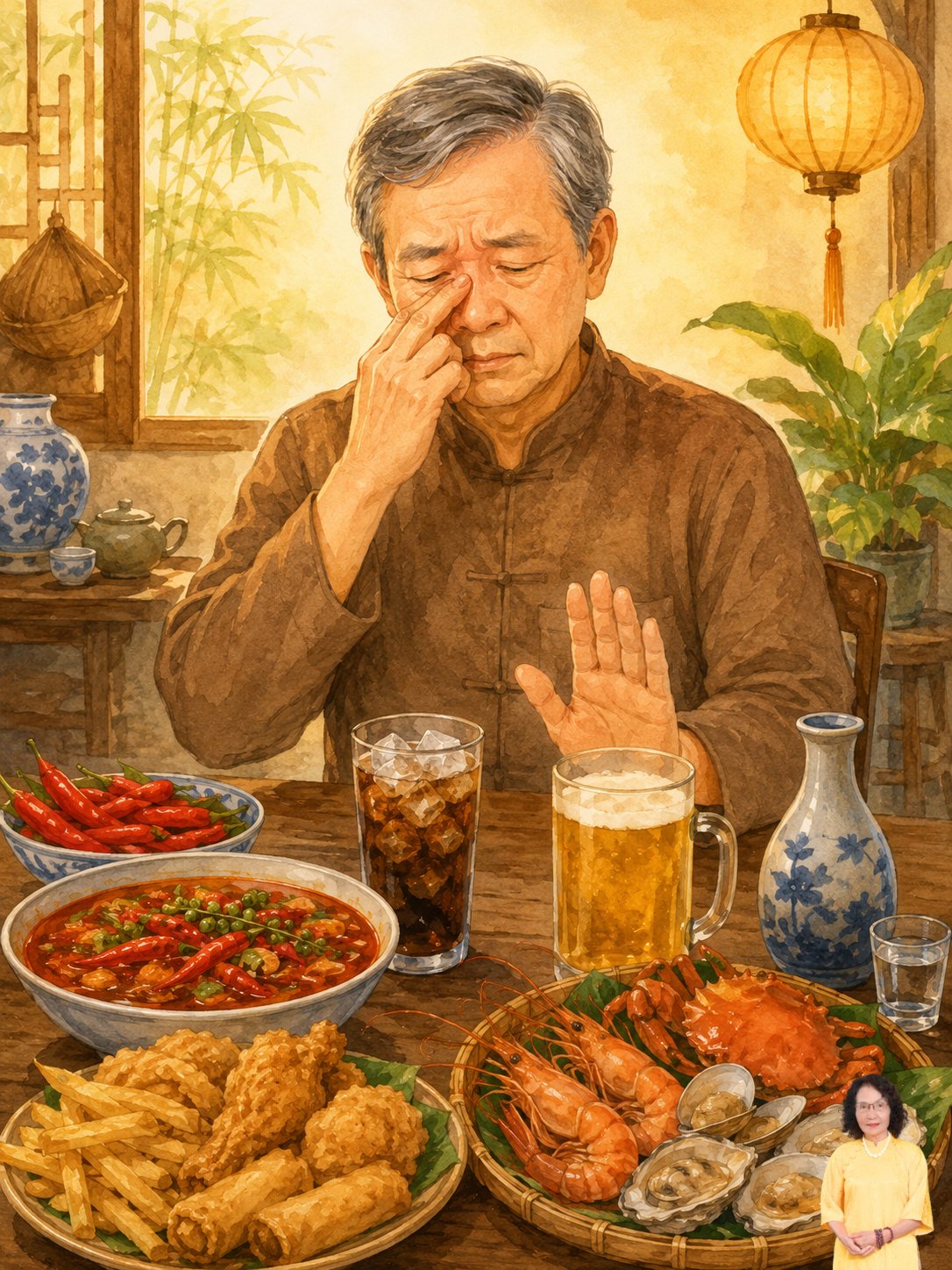 viêm xoang mũi không nên ăn gì