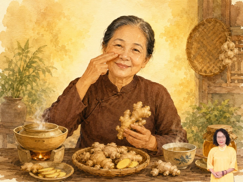 chữa viêm xoang bằng gừng