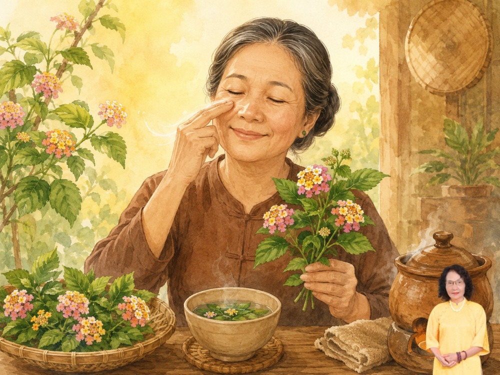 chữa viêm xoang bằng hoa ngũ sắc
