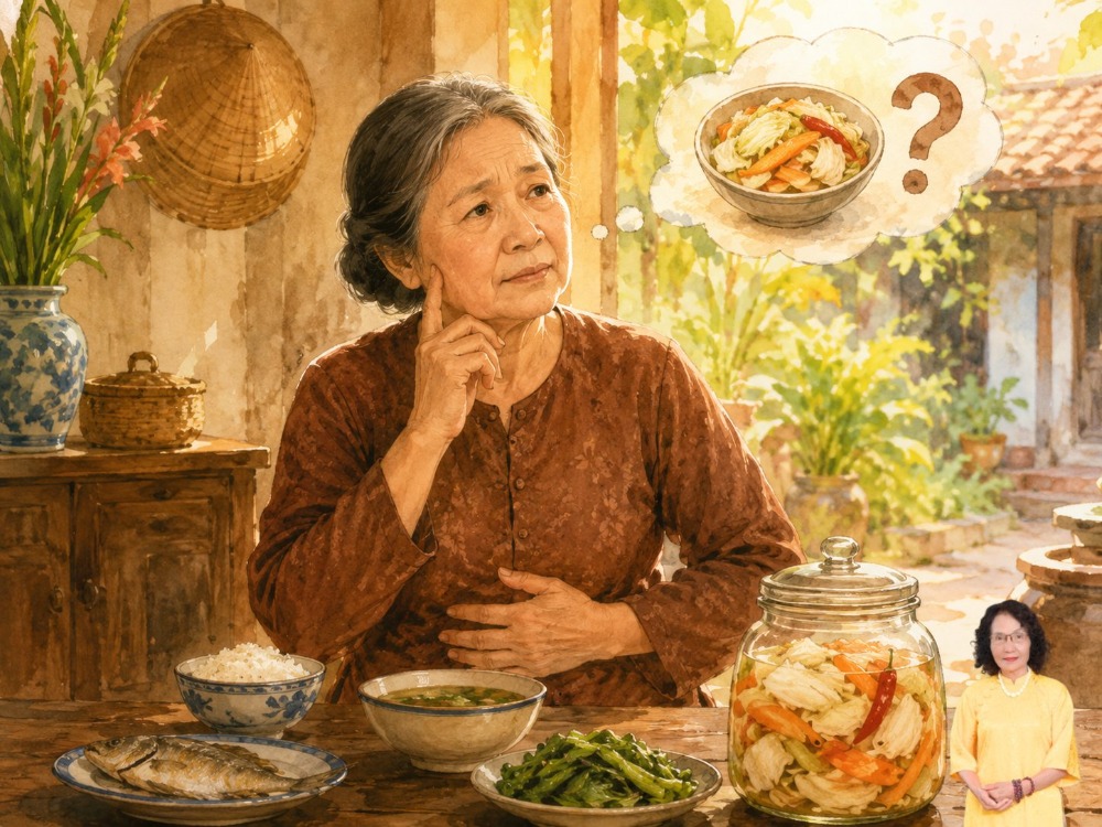 Đau dạ dày có ăn được đồ muối chua không