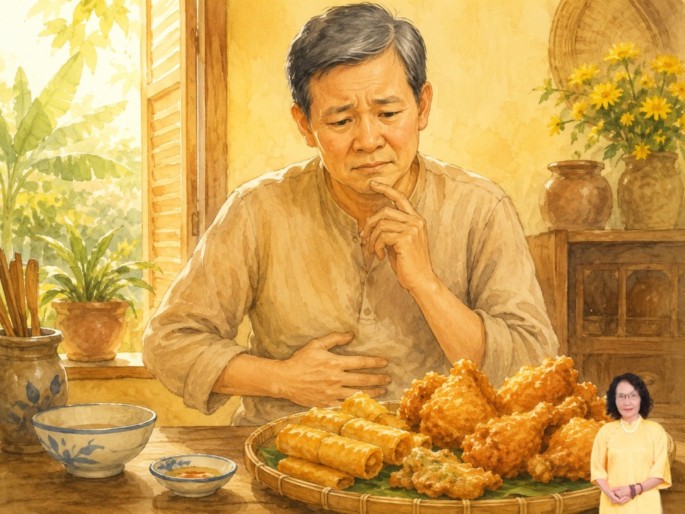 Đau dạ dày có nên ăn đồ chiên rán không Đau dạ dày có nên ăn đồ chiên rán không