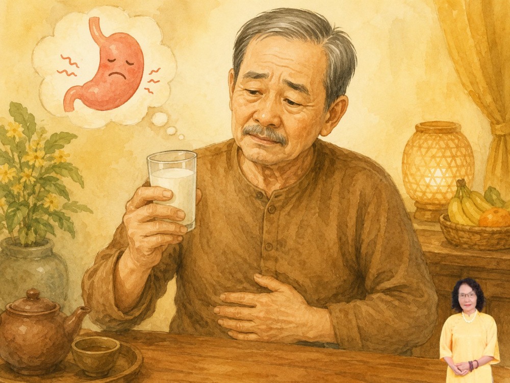 Đau dạ dày có nên uống sữa không