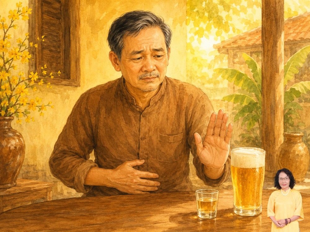 Đau dạ dày có uống rượu bia được không Đau dạ dày có uống rượu bia được không
