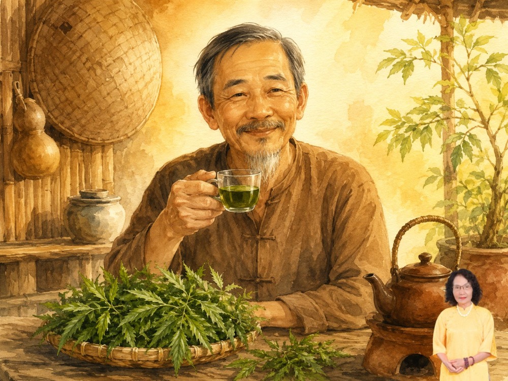 Nước lá đinh lăng Nước lá đinh lăng