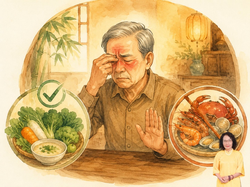 viêm xoang có nên ăn hải sản