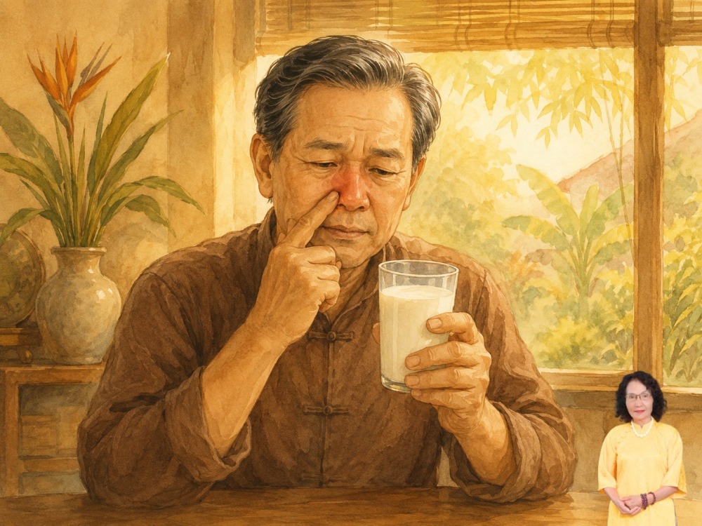 viêm xoang có nên uống sữa